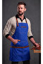 Barista Waiter Apron – Professional Cafe Apron with Leather Straps - 5