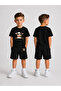Boy's T-Shirt and Shorts Set Printed Summer Cotton Comfortable Fit Combination