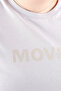 Mode XL Real Big Size Women's T-Shirt Bis Yaka Move-X U26114 Gri̇ - 5
