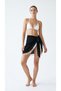 Pareo Black and White Tasseled Beach Wear - 6