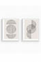 2 Piece Set Table with White Wooden Frame Huhu3 - Double Table Set with White Frame