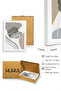 White Wooden Framed 2 Piece Set Painting Huhu119 - 2
