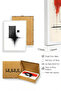 White Wooden Framed 3 Piece Set Painting Huhu441 - 2