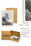 White Wooden Framed Nature View Painting - Minimal |   Huhu1166 - Single Table White Frame - 2