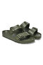 Arizona Eva Double Strap Khaki Green Lightweight Comfortable Men's Slippers - 5