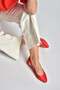 H726324009 Red Women's Ballerinas - 4