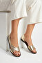 Gold Cross-Strapped Women's Sandals for Daily Stylish Use and Beach Sandals - 2