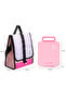 Insulated Lunch Bag w/ Jumbo Bento Lunch Box – Pink - 8