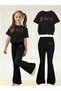 Girl's Spanish Style Leggings and T-Shirt Set