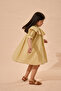 Strawberry Embroidery Cotton Dress Yellow - 6