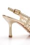 Women's Knitted Detailed Heeled Shoes 3111 Dore - 3