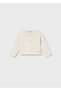 Baby Girl Mercerized Bowknot Cardigan Beige