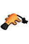 Durable Nylon Dog Toy in the Shape of a Platypus Duck with String and Squeaker 38 cm - 2
