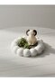 Artisanal 3D Sheep & Succulent Sculptural Soy Wax Candle | Cute Cloud Bubble Tray Terrarium Centerpiece | Unique Botanical Ram Figurine Hand-Poured Candle for Aesthetic Room Decor