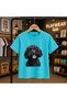 Karanlık Doge Printed 100% Children's Unisex T-Shirt 5 6 -7 8-9 10 -11 12 Years Old