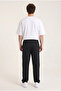 Men's Black Loose Fit Parachute Double Pocket Trousers - 3