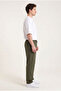 Men's Khaki Loose Fit Parachute Double Pocket Trousers - 2