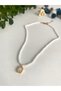 Minimal Pearl Baguette Dangle Steel Necklace - 4