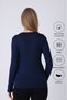 Women's Finger Detailed Long Sleeve Hijab Body Suit - 4
