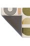 Sdt Shape Theme Patterned Modern Woven Base Decorative Carpet Sdt1650 - 6