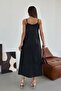 Strappy Tencel Dress Anthracite - 2