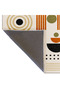 Sdt Shape Theme Patterned Modern Woven Base Decorative Carpet Sdt1651 - 6