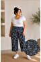 Women's Viscose Pocketless Battal Capri Relaxed Cut Plus Size - 3