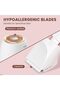 Bikini Trimmer for Women, 3-in-1 Painless Electric Razor for Pubic Hair, Waterproof Cordless Lady Shaver with LED Light, Travel Pouch & Easy Cleaning - 4