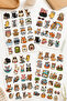Cute Animal Sticker Set 4 Sheets, Cute Animals Agenda, Notebook, Journal Decorative Stickers, Crazy Cute Friends Sticker Set 4 Sheets – Cute Animal Labels, Journal Planner Notebook Laptop Sticker - 2