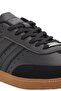 Comfortable Lace-Up Walking Shoes Water Resistant Black Men's Sneakers - 4