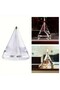 Vintage-Inspired Clear Glass Lantern with Permanent Fiberglass Wick – Refillable & Smokeless Decorative Table Lamp for Home Decor, Weddings & Gifting - 4