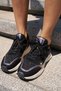 Vessano Women's Black Bag Detail Sneaker - 4