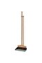 VINDSIKT Dustpan/broom, bamboo/grey-green