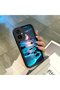 حافظة هاتف من السيليكون متوافقة مع هاتف Tecno Camon 19 Neo، حافظة حماية للكاميرا بنمط المناظر الطبيعية باللون الأسود