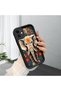 حافظة حماية للكاميرا بنمط الفيل الأسود متوافقة مع هاتف iPhone 12، حافظة هاتف من السيليكون للأزواج
