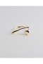 Gold Plated for Those Who Like Zen Line Ring Style 484 - 5