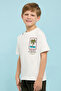 Printed T-Shirt with Crew Neck and Short Sleeves - 4
