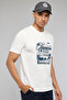 Printed T-Shirt with Crew Neck and Short Sleeves - 5