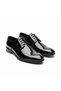 Men's Classic Shoes Made of Patent Leather and Matte Leather with Laces and Pvc Soles, Suitable for Bridal Suits and Suit Bottoms.