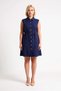 Women's Plus Size Sleeveless Shirt Collar A-Line Mini Dress Terrycotton Fabric Relaxed Fit Casual Modern - 4