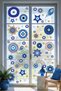 Nazar Boncuğu Glass Sticker Set 120 Pieces |   Double-Sided Uv Printed Decorative Window and Glass Ornament - 3