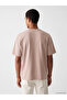 Pink Crew Neck Men's T-Shirt - 3