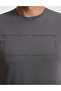 Dark Gray Regular Fit 100% Cotton Crew Neck T-Shirt 50327871-Vr080 - 6