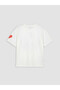 White Crew Neck Minions Printed Girls' T-Shirt - 2