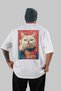 39 Cats for the Sake of Cats Printed White Oversize T-Shirt 100% Cotton Unisex Cat Lover Premium Design - 2