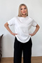 Women's Crew Neck Basic T-Shirt White - 26Y Mw0000086 - 3