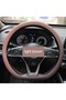 Universal Car Steering Wheel Cover Soft Anti Slip Breathable Grip Light Brown