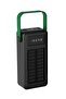GreenLion Solar Power Bank 50000mAh with Integrated Cables, Always on Display, 4 USB-A Ports - Black - 2
