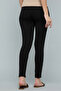 Seam Detail Slim Fit Pants with Elastic Waist - 5