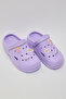 Charm Detail Slingback Clogs - 3